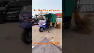 5m³ Silage Mixer and Spreader Machine  Efficient Feeding Solutionsilage mixer spreader [upl. by Ttocserp]