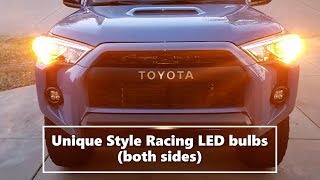 Unique Style Racing Amber LED Turn Signal Light Bulbs for 4Runner front [upl. by Inihor]