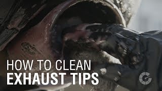 How To Clean Exhaust Tips  Autoblog Details [upl. by Ennaus]