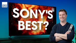 Sony Bravia XR A90J OLED TV Unboxing First Impressions  Stunner from Sony [upl. by Ynohtnaleahcim]