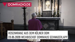 Freudenreicher Rosenkranz aus dem Kölner Dom mit Weihbischof Dominikus Schwaderlapp [upl. by Cymbre487]