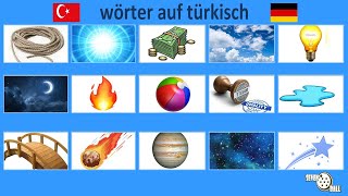 türkisch lernen  wörter auf türkisch [upl. by Annayk]