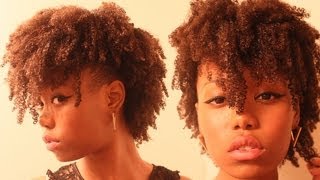 ♡ Natural Hair  3 Super Easy Wash and Go Hairstyles ♡ [upl. by Kaela]