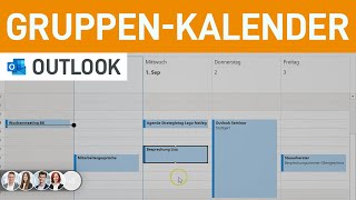 📅 Gruppenkalender So erstellst Du einen Teamkalender in Outlook [upl. by Moscow]