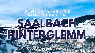 A week’s skiing in Saalbach Hinterglemm Austria [upl. by Shull]