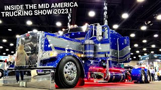 MID AMERICA TRUCKING SHOW 2023  INDOOR SHOW TRUCK  CLASSIC TRUCKS AND MUCH MORE [upl. by Antin]