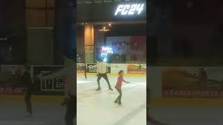 skating iceskating dubai dubaicity sports motivation [upl. by Nnylidnarb]