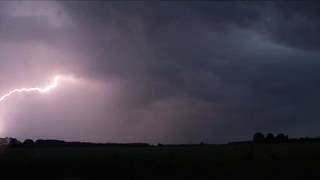 Gewitter zieht über den Landkreis Oldenburg  viele Blitze zucken am Himmel [upl. by Ennaeed]