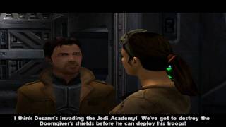 Star Wars  Jedi Knight II Jedi Outcast Walkthrough  Doomgiver Detention [upl. by Furr404]