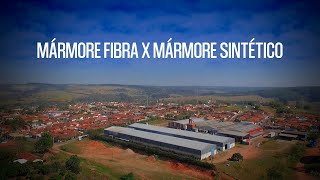 DIFERENÇA MÁRMORE FIBRA x MÁRMORE SINTÉTICO [upl. by Eenolem]