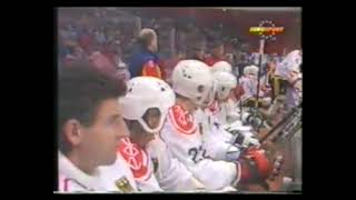 IIHF WC 1989 Relegation Day 01 Finland vs West Germany 26 Apr 1989 [upl. by Cull]