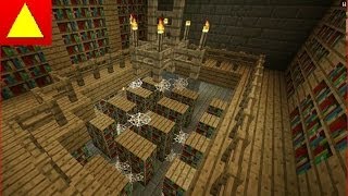 Endportale Bibliothek  Stronghold Festungen der Minecraft Welt finden Vorsicht seltsame Effekte [upl. by Streeto]