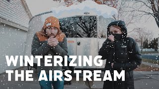 Winter is Coming  Winterizing Our Airstream Basecamp [upl. by Lewendal472]