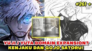 GOJO KENJAKU YUTA  DOMAIN EXPANSION YUTA  TUBUH DIPAKAI YUTA  JUJUTSU KAISEN CHAPTER 261 [upl. by Joellyn]