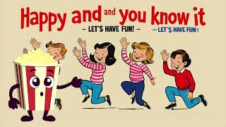 Happy and You Know It Song  Fun Action Song for Kids  Clap Stomp and Sing Along [upl. by Jaella255]