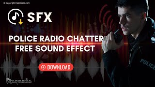 Police Chatter Sound Effect SFX HD 👮 Walkie Talkie Police Radio [upl. by Atikahs]