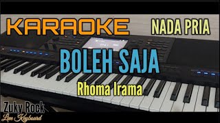 Karaoke BOLEH SAJA Rhoma Irama Nada Pria [upl. by Eahsan545]