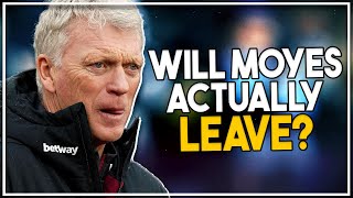 Is David Moyes really set to leave West Ham at the end of season  Hammers face Bayer Leverkusen [upl. by Elletnuahs371]