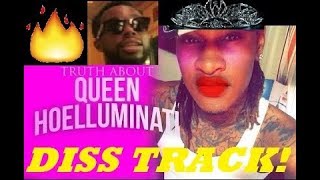 QUEEN HOELLUMINATI DISS TRACK quotWhere He Atquot BEST RAPPER ON YOUTUBE [upl. by Akisej]