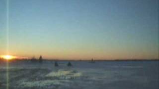 Open water ski doo sledding cameron lake [upl. by Savick]