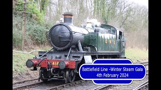 The Battlefield Line  The Winter Warmer Gala  4th February 2024 [upl. by Latsirc]