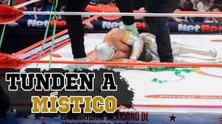 TUNDEN A MÍSTICO  91 aniversario del CMLL [upl. by Ehr]