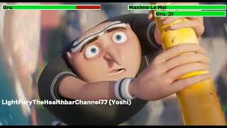 Despicable Me 4 2024 Final Battle with healthbars [upl. by Wing425]