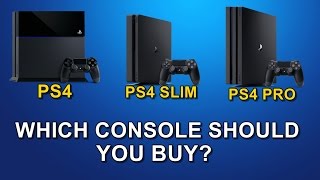 PS4 vs PS4 Slim vs PS4 Pro  Which Console Should You Buy [upl. by Elahcim]