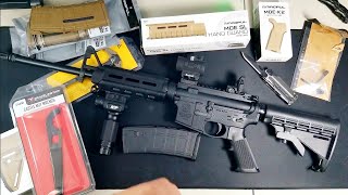 SMITH amp WESSON MampP 15 SPORT II  AR15 FIRST UPGRADES  BUDGET FRIENDLY [upl. by Smiga411]