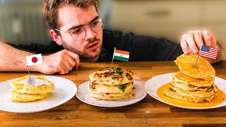 Rating Pancakes Around The World Taste Test [upl. by Zadoc]