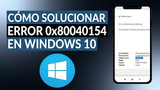 Cómo solucionar un error 0x80040154 en WINDOWS 10 [upl. by Eyatnod]