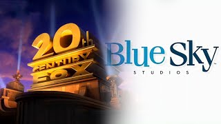 20th Century Fox w1994 amp fxm fanfares togetherBlue Sky Studios wfanfare 2017 [upl. by Tserrof]