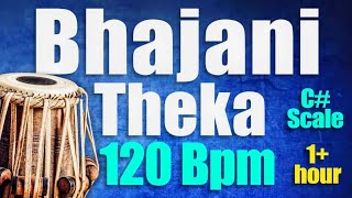 Bhajani Theka 120 BPM  C Scale  Best Quality Sound [upl. by Aikit199]