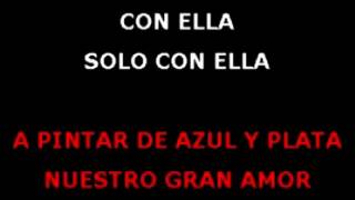 Cristian Castro  Con Ella karaoke letra lyric [upl. by Adan]