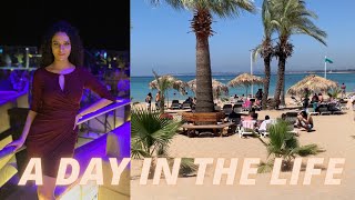 A DAY IN THE LIFE VLOG  swimming tanning strolling and rooftop partying in Lattakia [upl. by Clower]