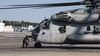 Séquences de décollages de lhélicoptère CH53E Super Stallion [upl. by Erbas]