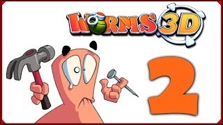 Zagrajmy w Worms 3D 2  UFO  Kampania Misje 712 [upl. by Anerda]