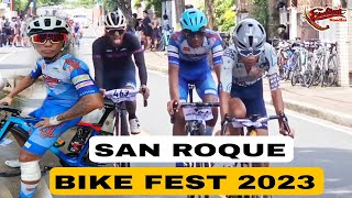 Junrey Navarra vs Joshua Pascual 67kph rematihan SAN ROQUE BIKE FEST 2023 [upl. by Ytirehc]