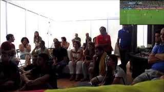 Germany vs Argentina 2014 World Cup Final  113 Mario Götze Goal Reaction and Celebration [upl. by Otrebilif]