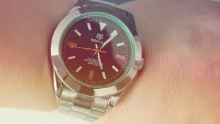 Benyar BY5176M Automatic Unboxing  Affordable Rolex Milgauss Homage Watch ⌚🤩 [upl. by Candless]