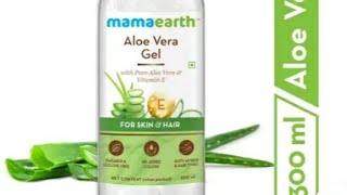 Mamaearth aloe vera gel review👌 [upl. by Nylazor3]