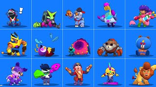 Brawl stars all 331 skins losing animations [upl. by Ettenowtna96]