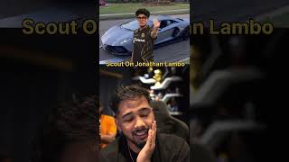 Scout React on Jhonny New lambo 🔥 shorts bgmi scoutop jonathangaming s8ul [upl. by Jorey]