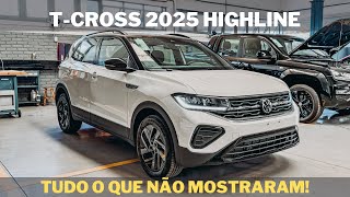 NOVO TCROSS HIGHLINE 2025 EM DETALHES [upl. by Ylsew]