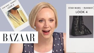 Gwendoline Christie Tests Her Knowledge of The Last Jedi vs the Runway  Harpers BAZAAR [upl. by Craner]