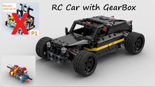 LEGO RC Car with GearBox [upl. by Assiram]