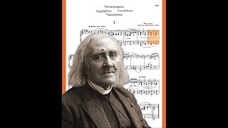 Liszt  Consolation No 1  Animated Sheet Music [upl. by Nahtiek]