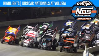 World of Outlaws NOS Energy Drink Sprint Cars  Volusia Speedway Park  Feb 8 2024  HIGHLIGHTS [upl. by Seigel38]