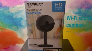 Merkury smart WiFi camera Unboxing and Reviewing [upl. by Atnom]