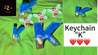 quotK” lovers❤️🧚🏻‍♀️❤️ subscribe viralvideo resinart epoxyresin craft art [upl. by Ania]